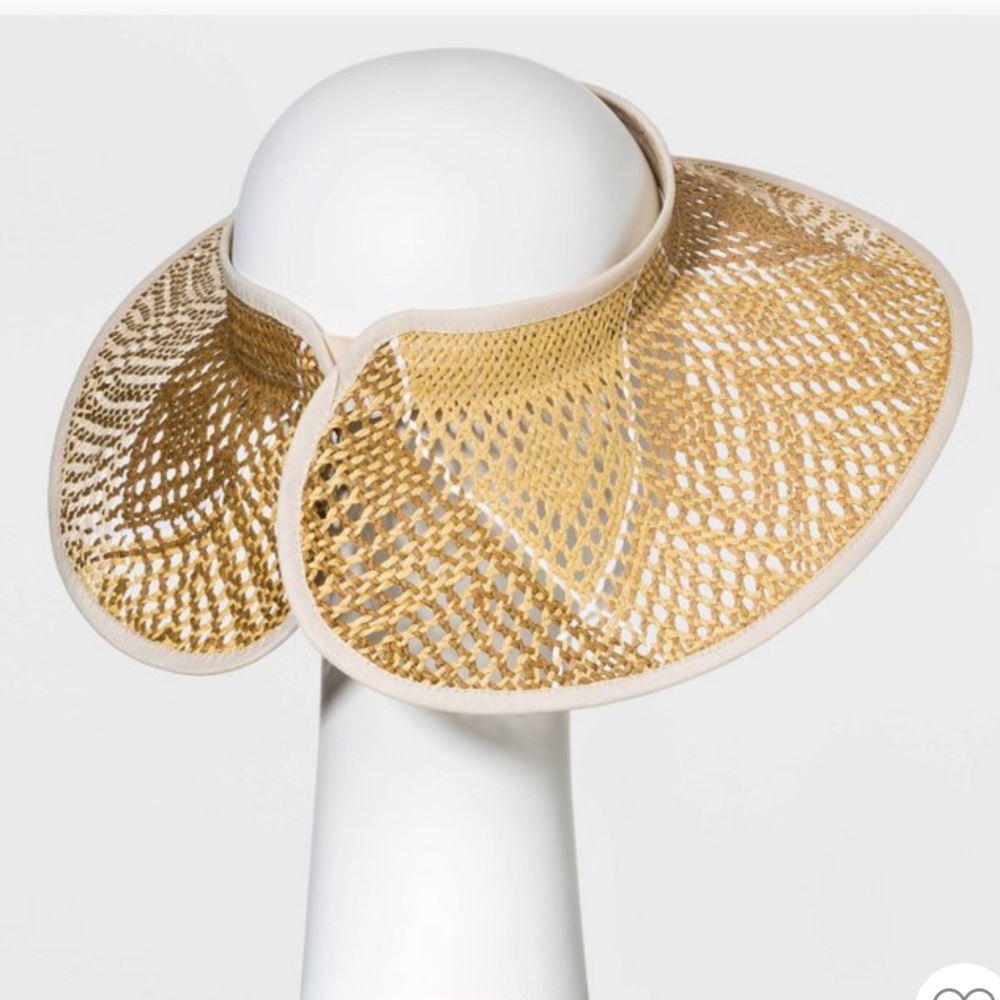Target (A New Day) Wide Brim Straw Visor Hat